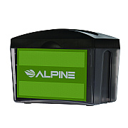 Alpine Interfold Table Top Dispenser Napkin Holder, 5.9 x 8 x 6.5, Black (ALHALP4332)