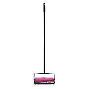 Alpine Manual Triple Brush Carpet and Floor Sweeper, 42.5" Handle, Red (ALHALP469REDNEW)
