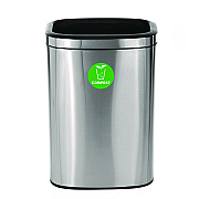 Alpine 10.5 Gallon Compost Can, Brushed Stainless Steel (ALHALP47040LCO)