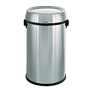 Alpine 17 Gallon Stainless Steel Commercial Trash Can with Swing Lid (ALHALP47065L1)