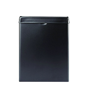 Alpine Stainless Steel Wall-Mounted Sanitary Napkin Receptacle, Black (ALHALP451SSBBLK)
