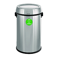 Alpine 17 Gallon Stainless Steel Indoor Compost Receptacle with Swivel Lid (ALHALP47065L1CO)