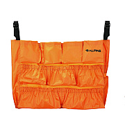 Alpine 12-Pocket Trash Can Caddy Bag, 12 Compartments, Orange (ALHALP47771)