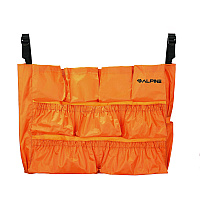 Alpine 12-Pocket Trash Can Caddy Bag, 12 Compartments, Orange (ALHALP47771)