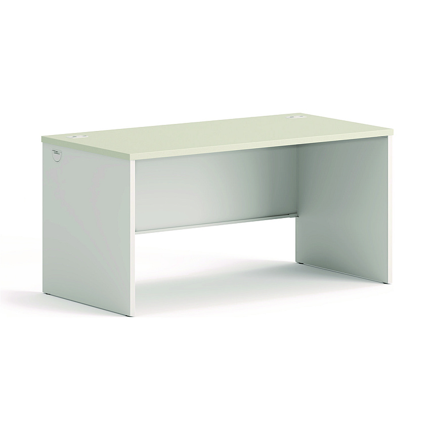 HON 38000 Series Desk Shell, 60" x 30" x 30", Light Gray/Silver (HON38932B9Q)