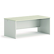 HON 38000 Series Desk Shell, 72" x 36" x 30", Light Gray/Silver (HON38934B9Q)