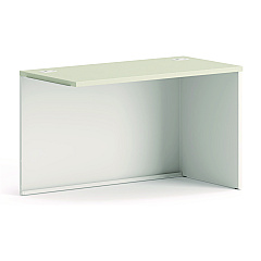 HON 38000 Series Return Shell, Right, 31.75w x 53.19d x 3.75h,Silver Mesh/Light Gray (HON38943RB9Q)