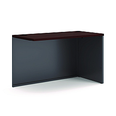 HON 38000 Series Return Shell, Right, 48w x 24d x 29.5h, Mahogany/Charcoal (HON38943RNS)