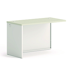 HON 38000 Series Return Shell, Left, 31.75w x 53.19d x 3.75h, Silver Mesh/Light Gray (HON38944LB9Q)