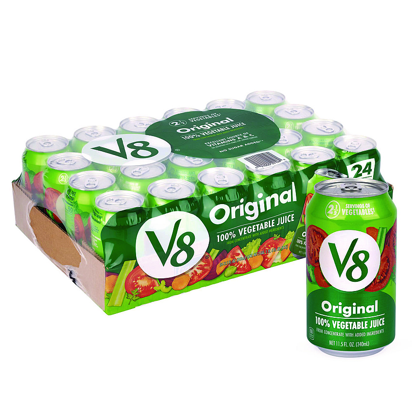 V-8 Vegetable Juice, 11.5 oz Can, 24/Carton (GRR90000092)