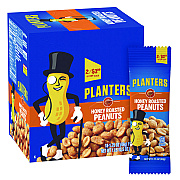 Planters Honey Roasted Peanuts, 1.75 oz Tube, 18/Box (GRR20900625)