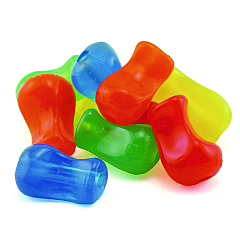 TPG Creations Original Grip, 1" Long, Assorted Neon Colors, 72/Carton (TPG11372)