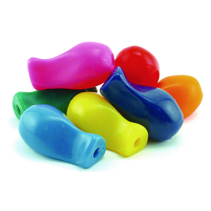 TPG Creations Jumbo Pencil Grip, 1" Long, Assorted Colors, 72/Carton (TPG11472)