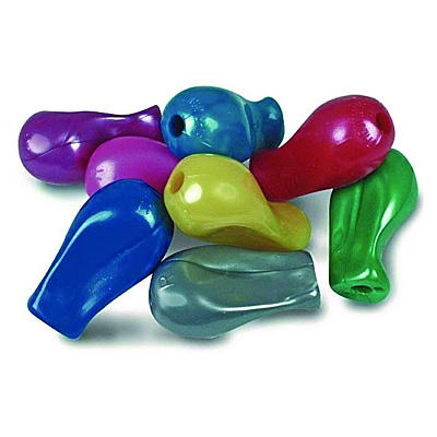 TPG Creations Jumbo Pencil Grip, 1" Long, Assorted Metallic Colors, 72/Carton (TPG11972)
