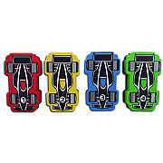 TPG Creations Magnetic Racecar Whiteboard Eraser, 4.5 x 2.6 x 1, 4/Pack, 24 Packs/Carton (TPG35824)