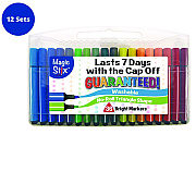 TPG Creations Magic Tri Stix Set, 36 Assorted Colors, 36/Set, 12 Sets/Carton (TPG39912)
