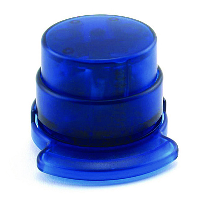 TPG Creations Staple-Free Stapler, 5-Sheet Capacity, 0.5" Throat Depth, Blue, 24/Carton (TPG13324)