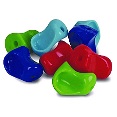 TPG Creations Pinch Pencil Grip, 1" Long, Assorted Colors, 100/Carton (TPG127100)