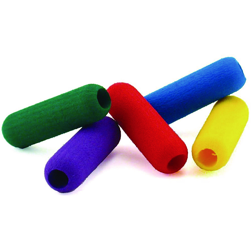TPG Creations Foam Pencil Grip, 0.5" Long, Assorted Colors, 600/Carton (TPG164600)