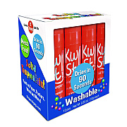 TPG Creations Kwik Stix Single Color Pack, 0.7" x 3.5", Orange, 12/Pack, 12 Packs/Carton (TPG6008012)