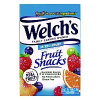 Welch's Fruit Snacks, Mixed Fruit, 0.9 oz Pouch, 40/Box (WELPIM94068)