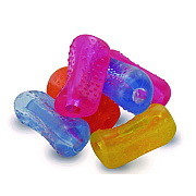 TPG Creations Bumpy Pencil Grip. 0.6" Long, Assorted Neon Colors, 72/Carton (TPG12072)