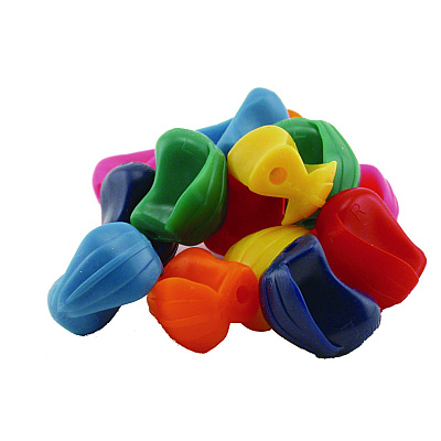TPG Creations Crossover Grip, 1" Long, Assorted Colors, 100/Carton (TPG178100)