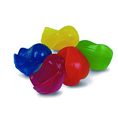 TPG Creations Crossover Grip, 1" Long, Assorted Neon Colors, 100/Carton (TPG180100)