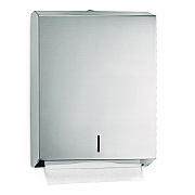 Alpine Vertical C-Fold/Multi-Fold Paper Towel Dispenser, 14.5 x 4 x 11.2, Brushed Stainless Steel (ALHALP480)