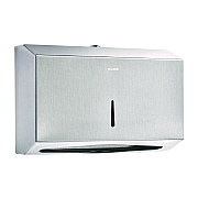 Alpine Horizontal C-Fold/Multi-Fold Paper Towel Dispenser, 7.08 x 3.93 x 10.82, Brushed Nickel (ALHALP481S)