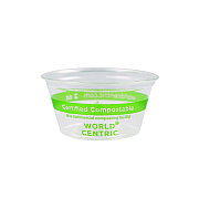 World Centric PLA Clear Cold Cups, Souffle, 2 oz, Clear, 2,000/Carton (WORCPCS2S)