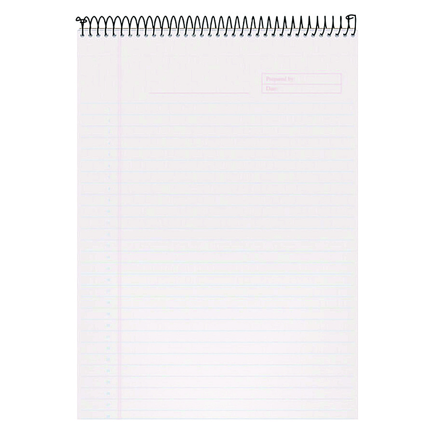 TOPS Color Notepads, Wide/Legal Rule, Orchid Cover, 70 White 8.5 x 11.75 Sheets (TOP99710)