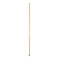 Boardwalk Metal Tip Threaded Hardwood Broom Handle, 0.94" dia x 60", Natural (BWK136)