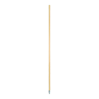 Boardwalk Metal Tip Threaded Hardwood Broom Handle, 0.94" dia x 60", Natural (BWK136)