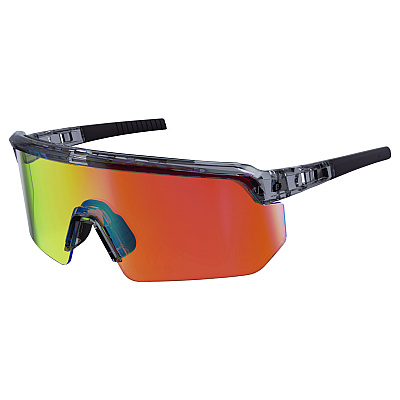 ergodyne Skullerz AEGIR-AFASPM Anti-Scratch and Enhanced Anti-Fog Safety Glasses, Clear Smoke Frame, Orange Mirror Polycarb Lens (EGO55060)