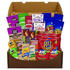 Snack Box Pros On The Go Snack Box, 27 Assorted Snacks/Box (GRR700S0009)
