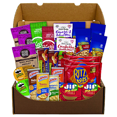 Snack Box Pros On The Go Snack Box, 27 Assorted Snacks/Box (GRR700S0009)