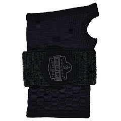 ergodyne ProFlex 680 Wrist Support Sleeve - Single Strap, X-Large, Fits Left Hand/Right Hand, Black (EGO16629)