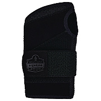ergodyne ProFlex 4005 Wrist Brace Support with Single Strap, Small, Fits Left Hand, Black (EGO70140)