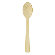 Dixie Bamboo Cutlery, Spoon, Light Golden, 100/Pack, 10 Packs/Carton (DXEANSBAM)