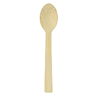 Dixie Bamboo Cutlery, Spoon, Light Golden, 100/Pack, 10 Packs/Carton (DXEANSBAM)