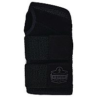 ergodyne ProFlex 4015 Wrist Brace Support with Double Strap, Small, Fits Right Hand, Black (EGO70152)