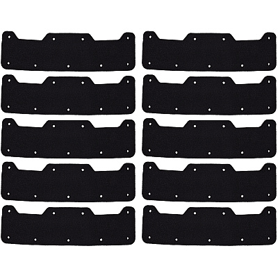 ergodyne Skullerz 8953 Hard Shell Bump Cap Sweatband Replacement, Black, 10/Pack (EGO60237)