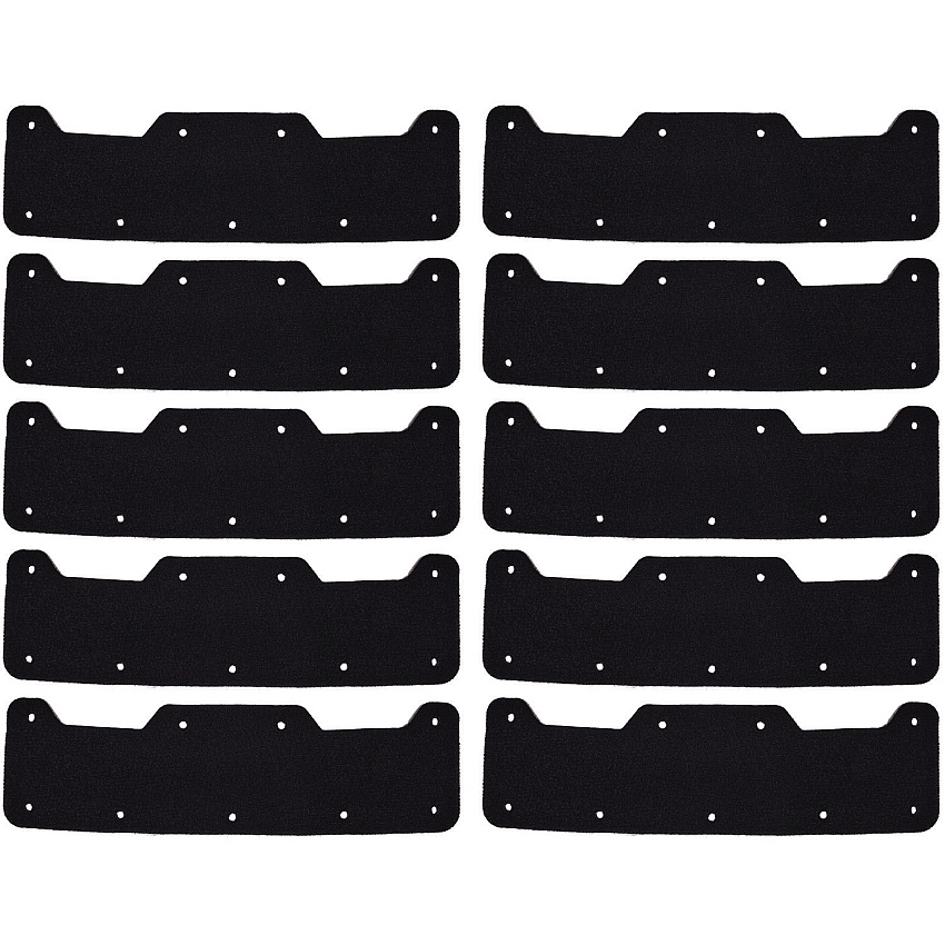 ergodyne Skullerz 8953 Hard Shell Bump Cap Sweatband Replacement, Black, 10/Pack (EGO60237)