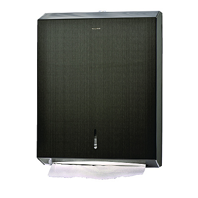 Alpine Vertical C-Fold/Multi-Fold Paper Towel Dispenser, 14.5 x 4 x 11.2, Antique Nickel (ALHALP480AN)