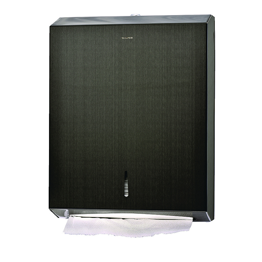 Alpine Vertical C-Fold/Multi-Fold Paper Towel Dispenser, 14.5 x 4 x 11.2, Antique Nickel (ALHALP480AN)