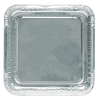 HFA 8" Square Cake Pan, 7.88 x 7.88 x 1.31, Silver, Aluminum, 500/Carton (HFA404835500)