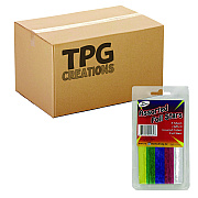 TPG Creations Foil Star Stickers, Assorted Colors, 55/Sheet, 8 Sheets/Pack, 72 Packs/Carton (TPG46172)