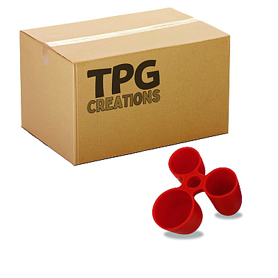 TPG Creations Writing C.L.A.W. Pencil Grip, Small, 1" Long, Assorted Colors, 100/Carton (TPG211100)