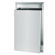 Alpine Stainless Steel Recessed 12 Gal Leak-Proof Waste Receptacle, Brushed Stainless Steel (ALHALP493)